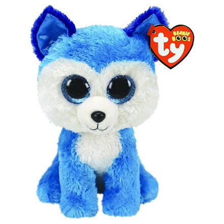 TY Beanie Boos PRINCE 15 cm - modrý husky