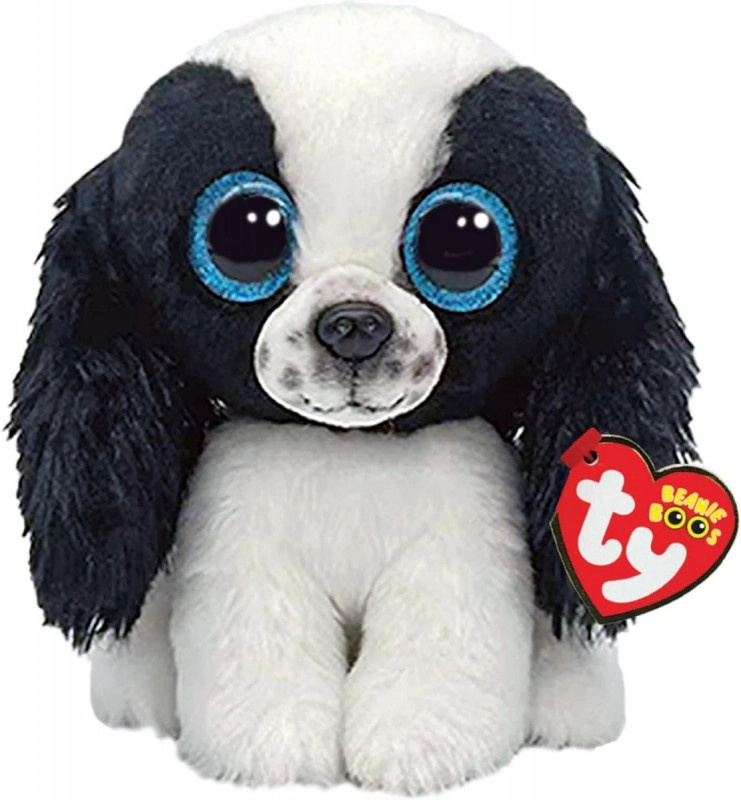 TY maskot černobílý pes Sissy 15 cm