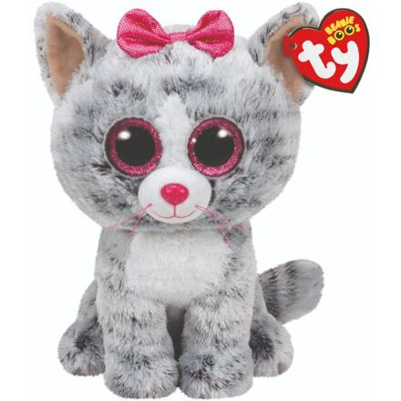 TY Beanie Boos Kiki maskot - Kočka, 24 cm