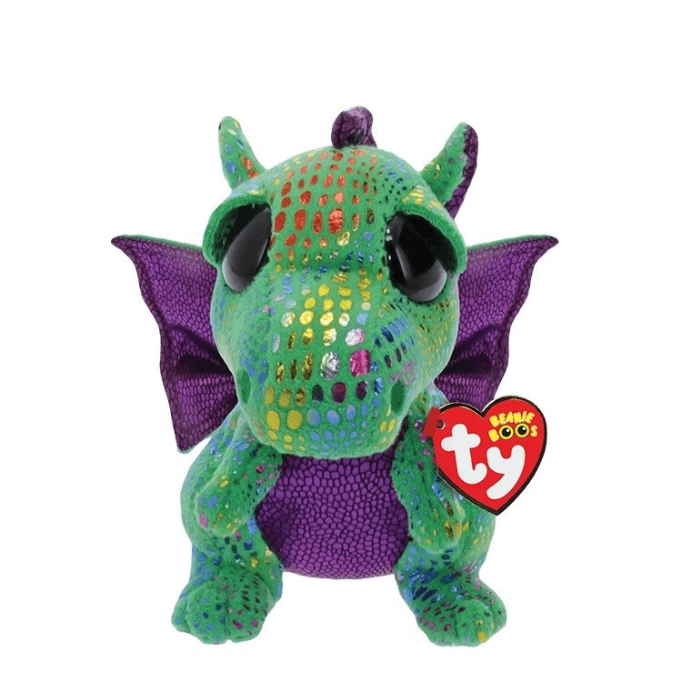 Plyšák TY zelený drak Cinder 42 cm