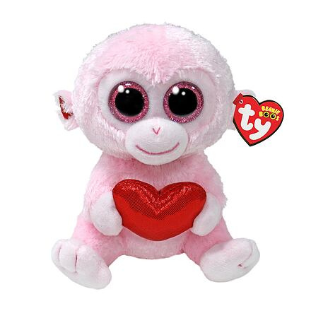 TY BOOS GIGI, 15 cm - opice se srdcem (3)