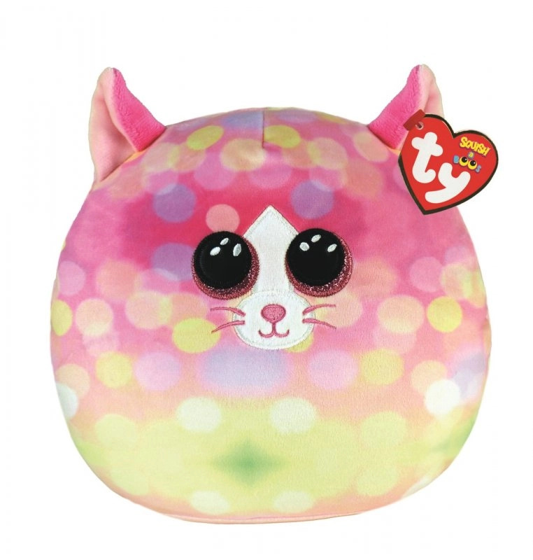 TY Sonny kočka Squish-A-Boo plyšový polštář 25 cm