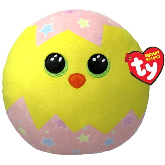 TY Beanies Squishy PIPPA, 22 cm - velikonoční kuřátko