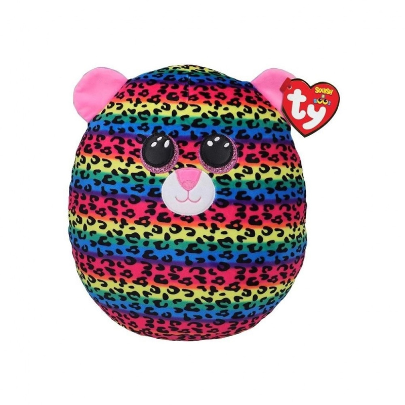 Ty Squish-a-Boos DOTTY vícebarevný leopard 22 cm