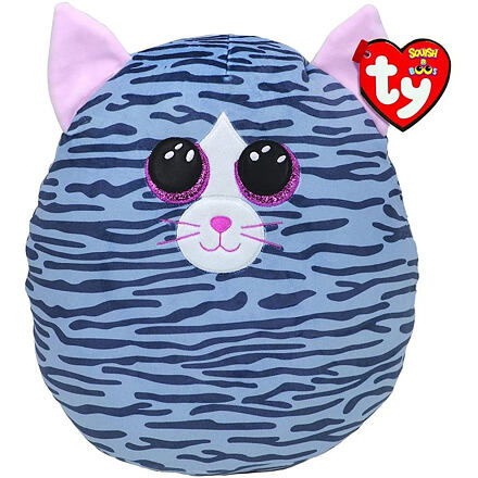 TY Squishy Beanies KIKI 22 cm - šedá kočka