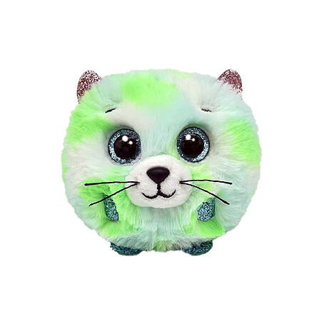 TY Beanie balls kočka zelený maskot