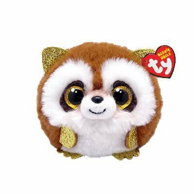 Ty Beanie Balls PICKPOCKET brown raccoon 6