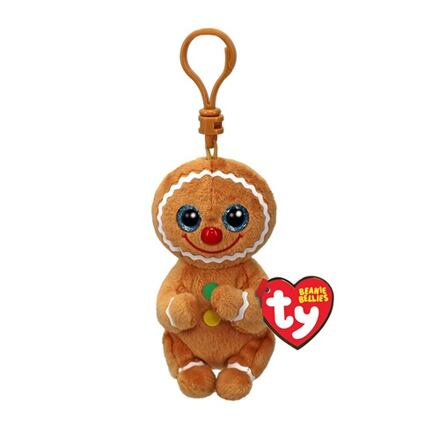 TY Beanie Bellies COOKIE, 8,5 cm - zázvorek - přívěsek