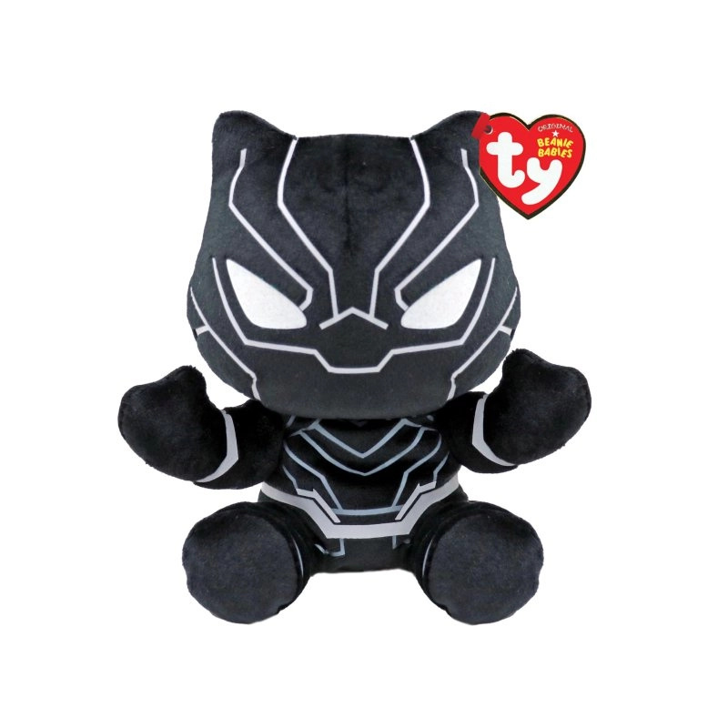Ty Marvel Black Panther plyšová figurka 15 cm - 1 kus