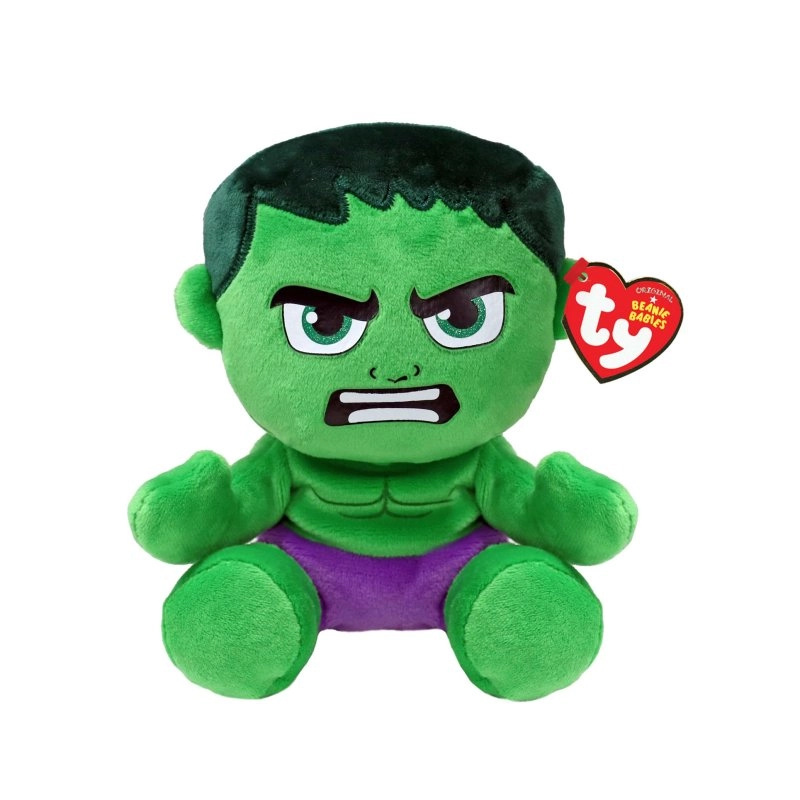 Ty Marvel Hulk plyšová figurka soft 15 cm - 1 kus