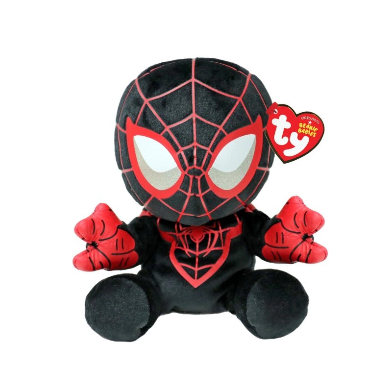 TY Beanie Babies SOFT Marvel Miles Morales Spiderman 15cm
