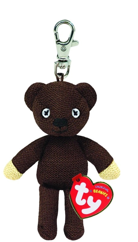 TY Beanie Babies MR. BEAN, 8,5 cm - medvídek - Clip