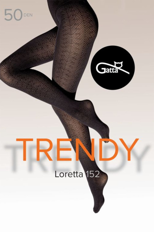 Silonkové punčocháče Gatta Loretta 152 50 DEN Barva: Černá, Velikost: S