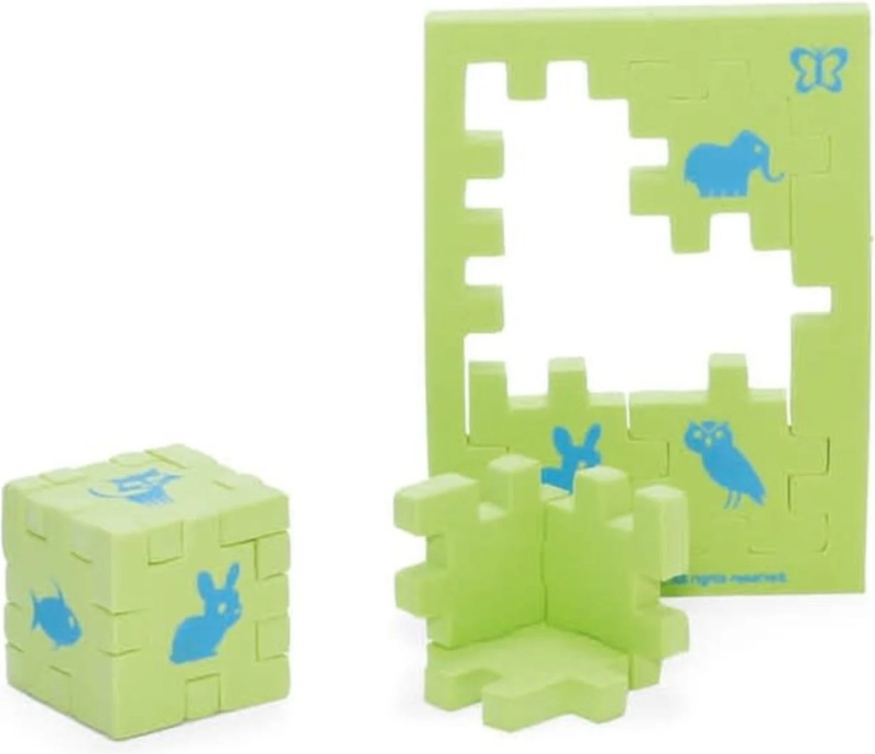 Happy Cube Junior – zvířata (1 kostka) pěnové 3D puzzle