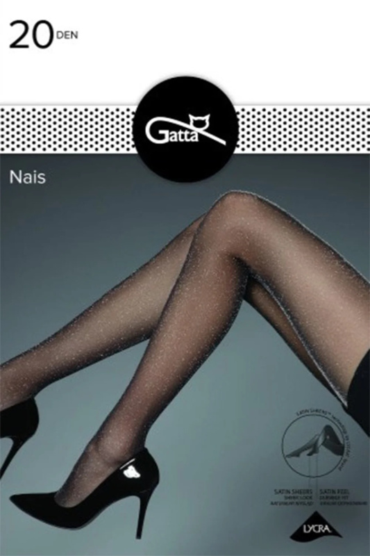 Gatta Nais barva:nero-silver 3-m