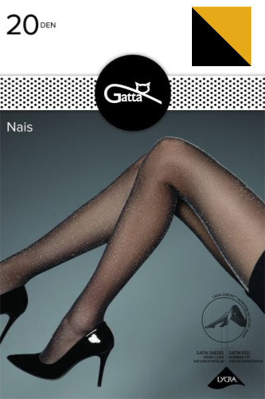 Silonkové punčocháče Gatta Nais Barva: Zlatá, Velikost: 4-L