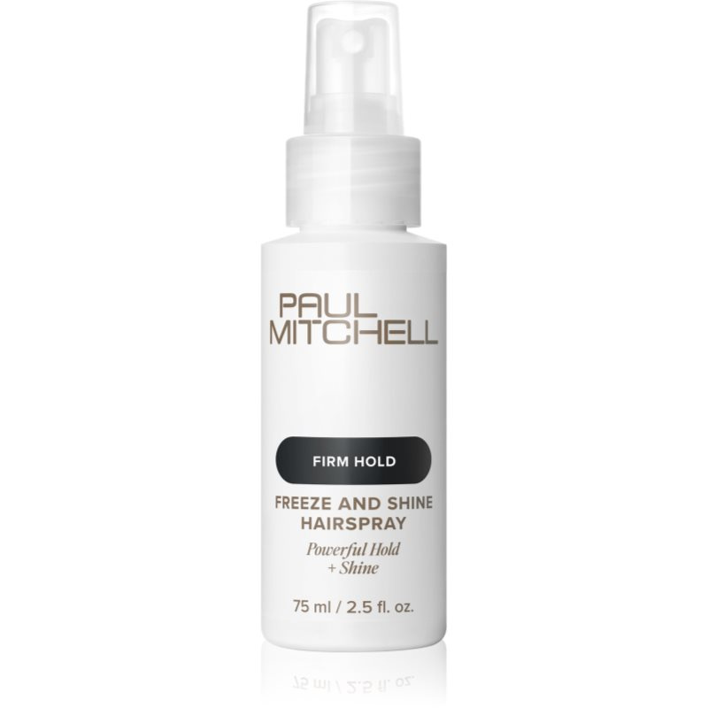 Paul Mitchell Firm Hold Freeze and Shine Hairspray lak na vlasy pro hrubé vlasy 75 ml