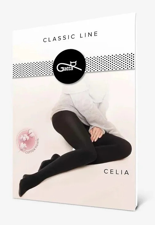 Dámské punčochové kalhoty Gatta Celia 2-4 nero/černá 3-M