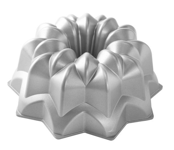 Nordic Ware Forma na bábovku Vintage star, 2,4 l, stříbrná 53137