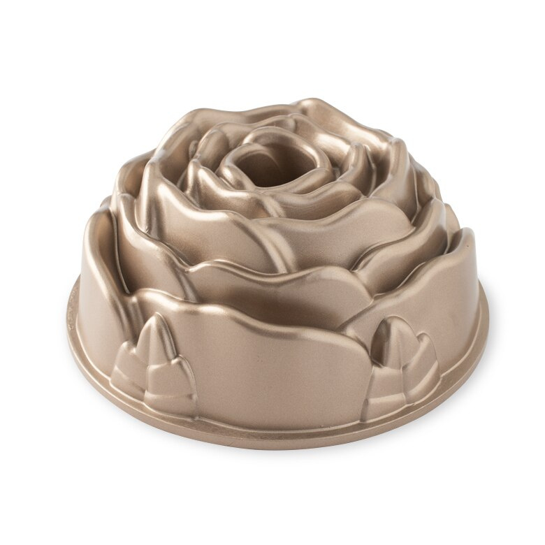 Nordic Ware Forma na bábovku Rose, velká, karamelová, 2,3 l 54148