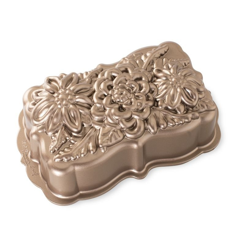 Nordic Ware Forma na biskupský chlebíček Luční květy, karamelová,1,4l 93148