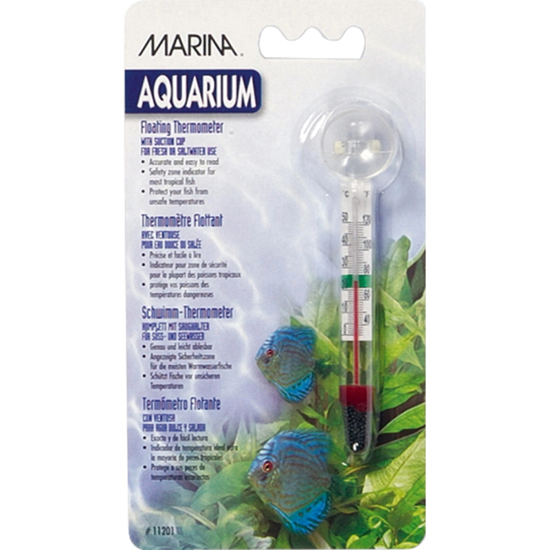 Teploměr MARINA skleněný s přísavkou 1 ks