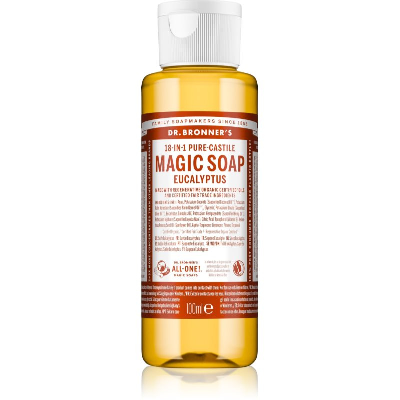 Dr. Bronner’s Eucalyptus tekuté univerzální mýdlo 100 ml