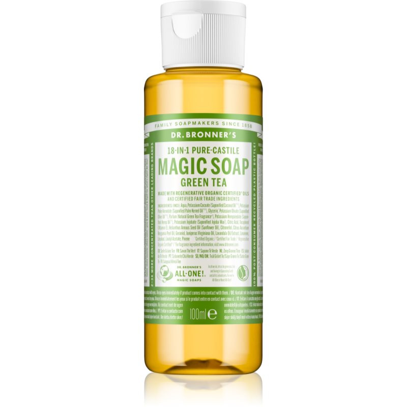 Dr. Bronner’s Green Tea tekuté univerzální mýdlo 100 ml