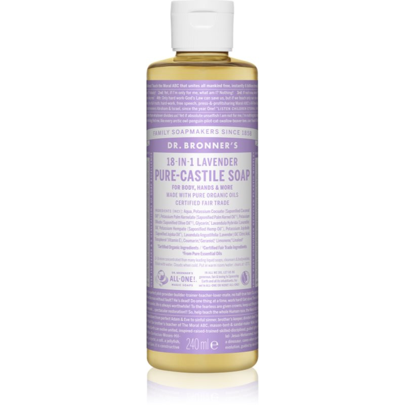 Dr. Bronner’s Lavender tekuté univerzální mýdlo 240 ml