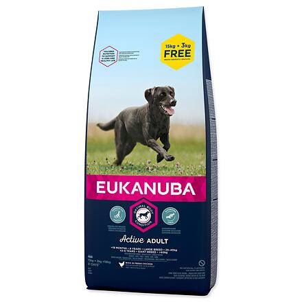 EUKANUBA Adult Large Breed - BONUS 18 kg