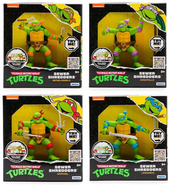 Funrise Želvy Ninja skate - Sewer Shredders, více druhů