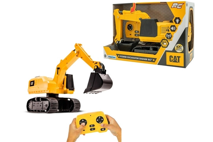 RC pásový bagr CAT s USB nabíjením - 1 kus