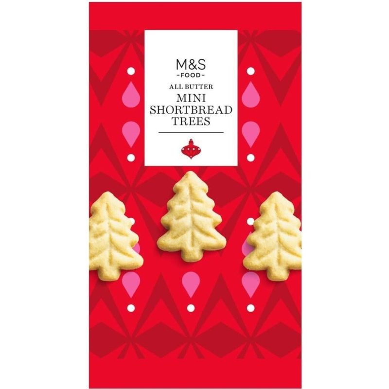 Marks & Spencer Mini máslové sušenky ve tvaru stromečku
