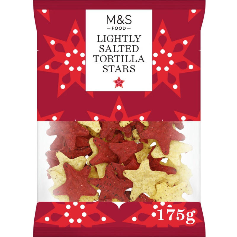 Marks & Spencer Jemně solené tortillové lupínky s červenou řepou