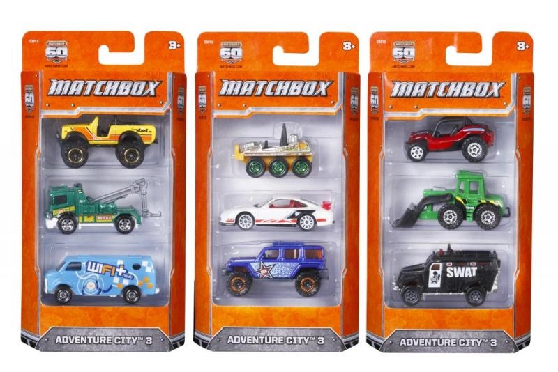 Matchbox Angličák 3 ks DYW 90