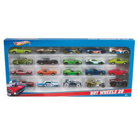 Mattel Hot Weels Autíčka 20ks H7045
