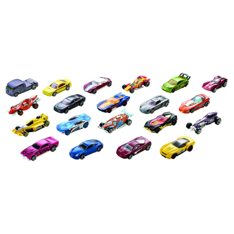 Mattel Hot Weels Autíčka 20ks H7045