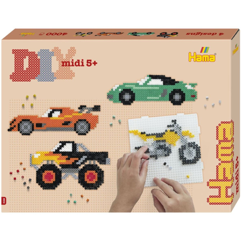 Hama Velká dárková sada Vozidla MIDI