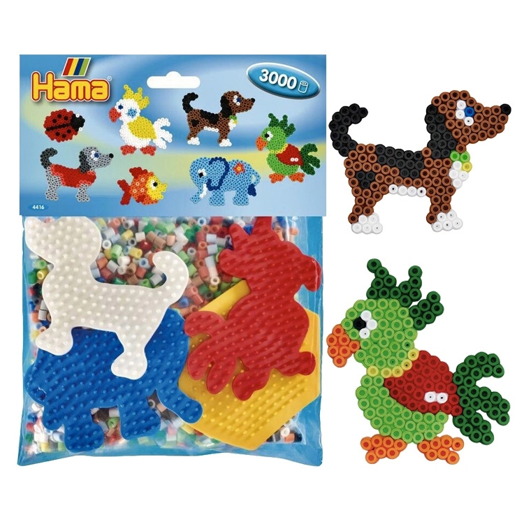 Hama Mix korálků a podložek MIDI