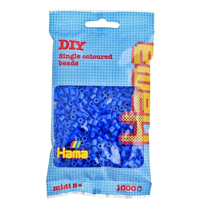 Hama Zažehlovací korálky MIDI - tmavě modré