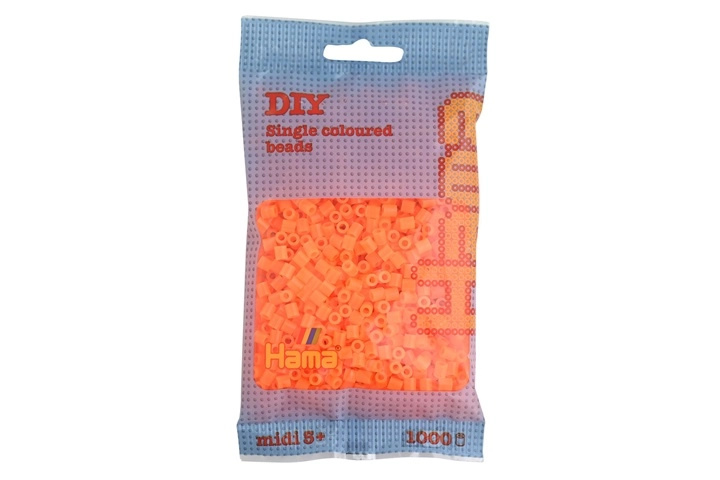 Hama midi zažehlovací korálky oranžové 1000 ks