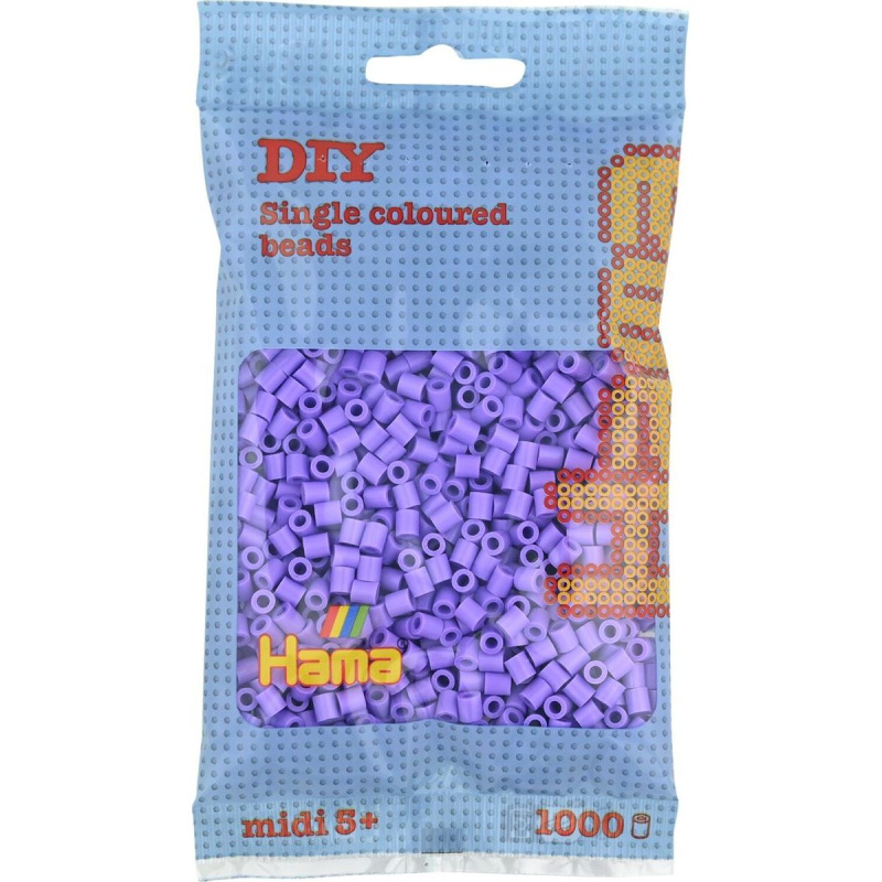 Hama H207-45 Midi Pastelově fialové korálky 1000 ks