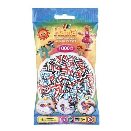 Hama Zažehlovací korálky - duhové mix 1.000ks