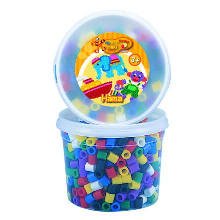 Hama Mix korálky v tubě - 600 ks - MAXI