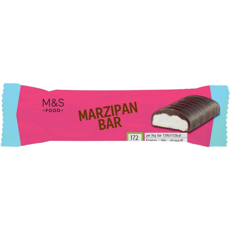 Marks & Spencer Tyčinka z hořké čokolády s marcipánovou náplní