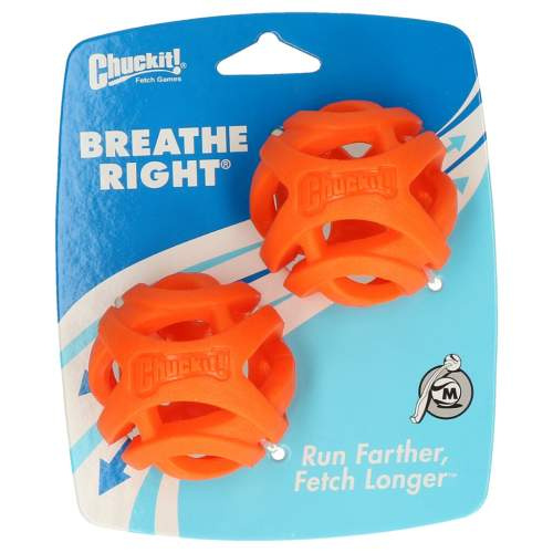 Hračka pes Chuckit Breathe Right Fetch Ball  medium 2 ks