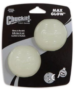 Hračka pes Chuckit Max Glow  M 6cm/2ks