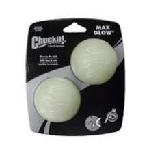 Hračka pes Chuckit Max Glow  M 6cm/2ks