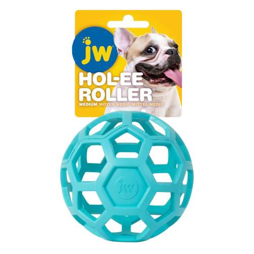 Hračka pro psy - JW Hol-ee Roller Medium Light Blue