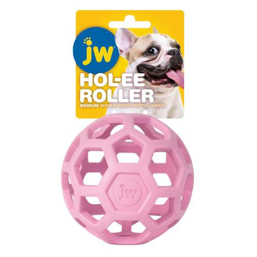 Hračka pro psy - JW Hol-ee Roller Medium Pink